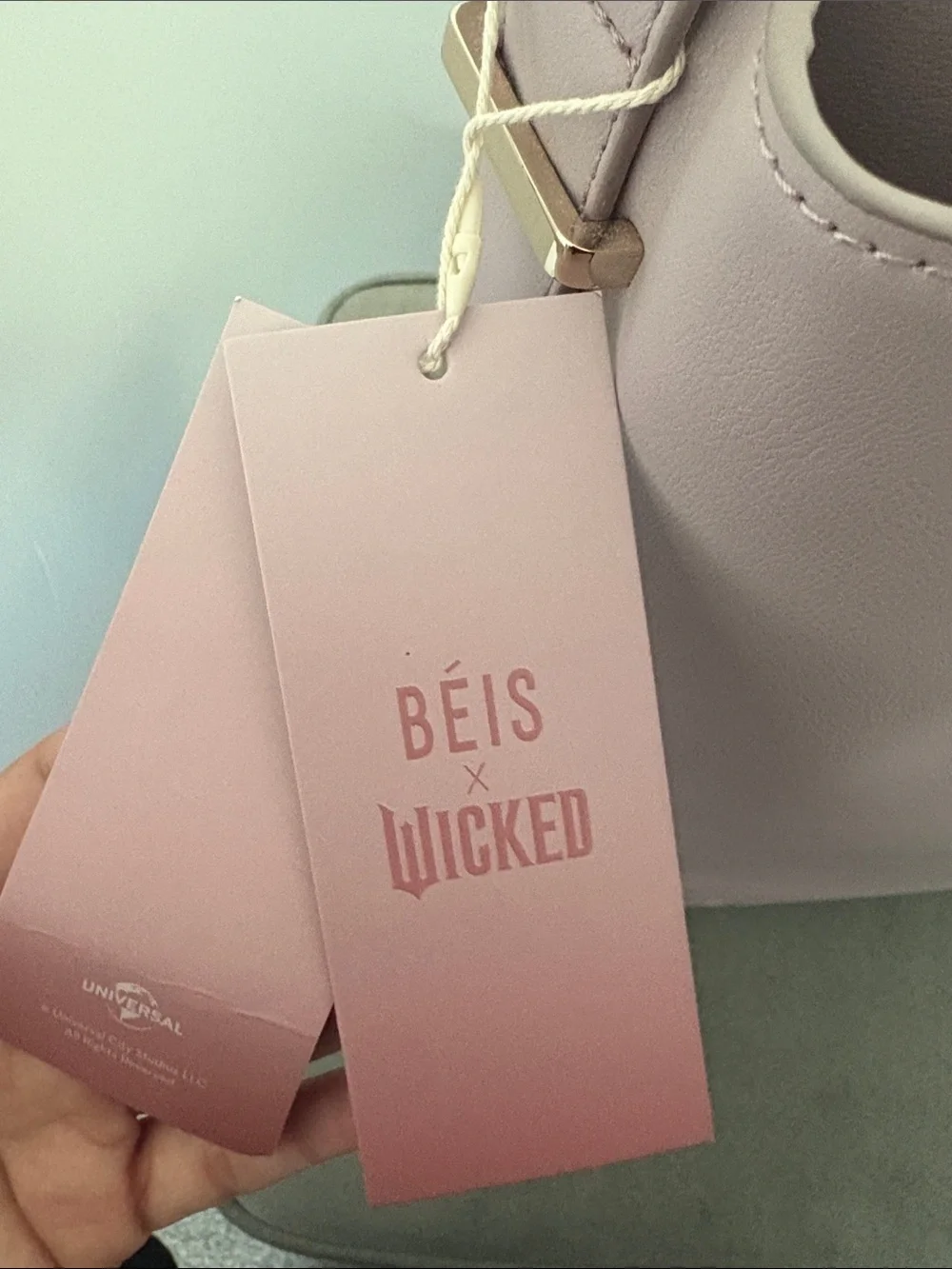 BEIS Wicked Pink Tote (never used)
